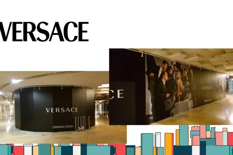 VERSACE 背景板