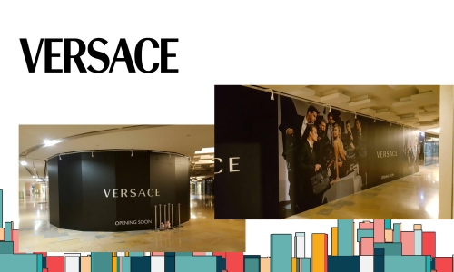 VERSACE 背景板
